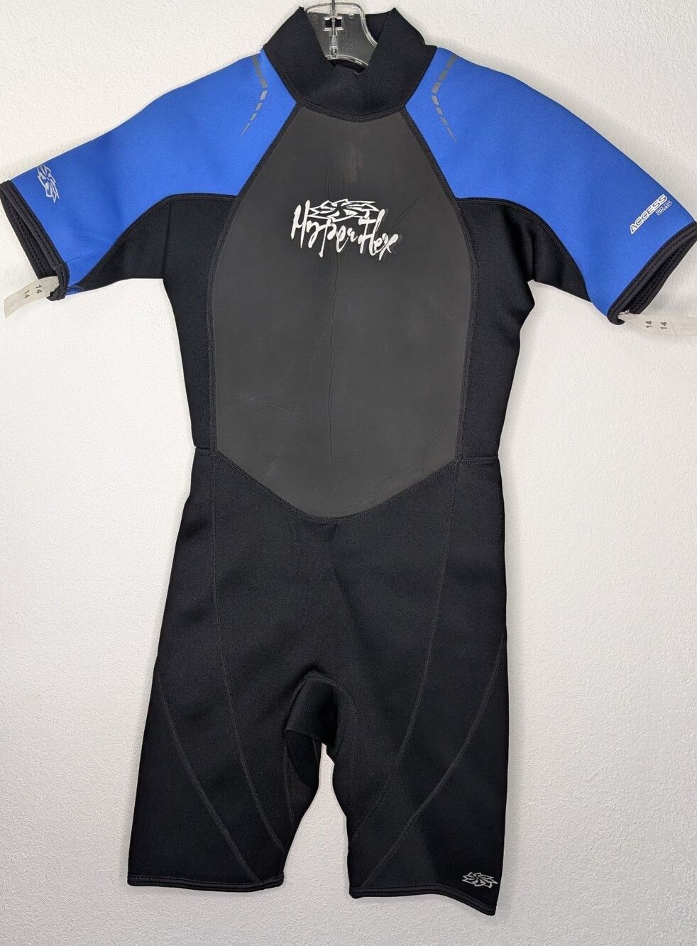 Hyperflex Wetsuit Size 14 Black Blue Wet Suit (A7)